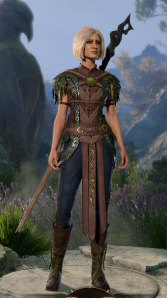 Baldur's Gate 3 Half-Elf race example