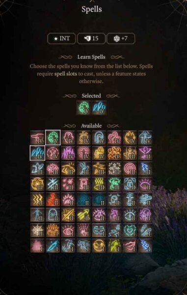 Best Baldur’s Gate 3 Divination Wizard Build Guide Level 7 Spells