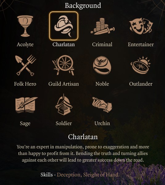BG3 Charlatan