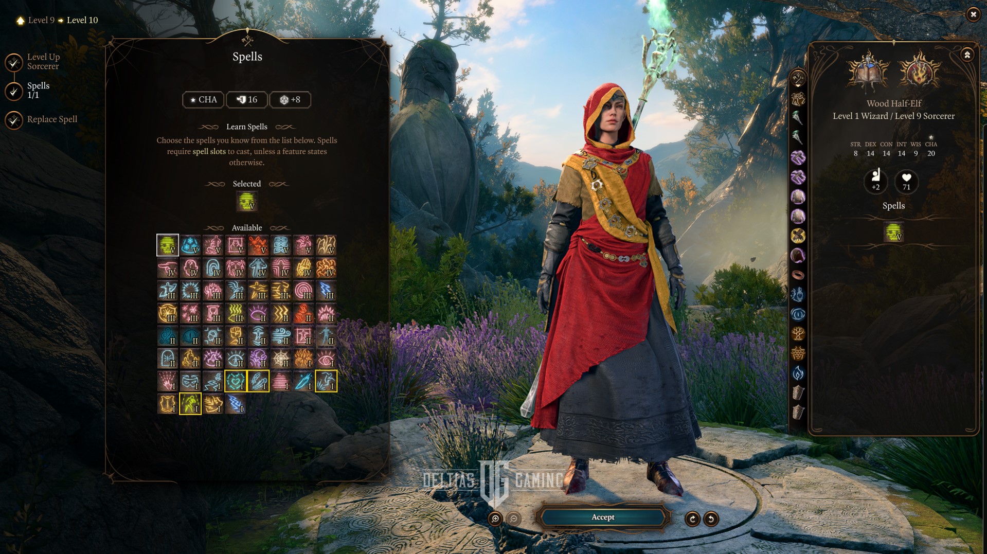 BG3 Best Solo Sorcerer Build Level 10